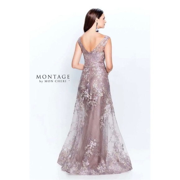 Montage by Mon Cheri Mother of the Bride Dress in Pink Topaz - Picture 2 of 16